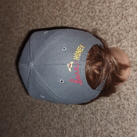 New Era 9Fifty Bare Honey Embroidered Snapback Hat Youth Gray - Picture 4 of 10